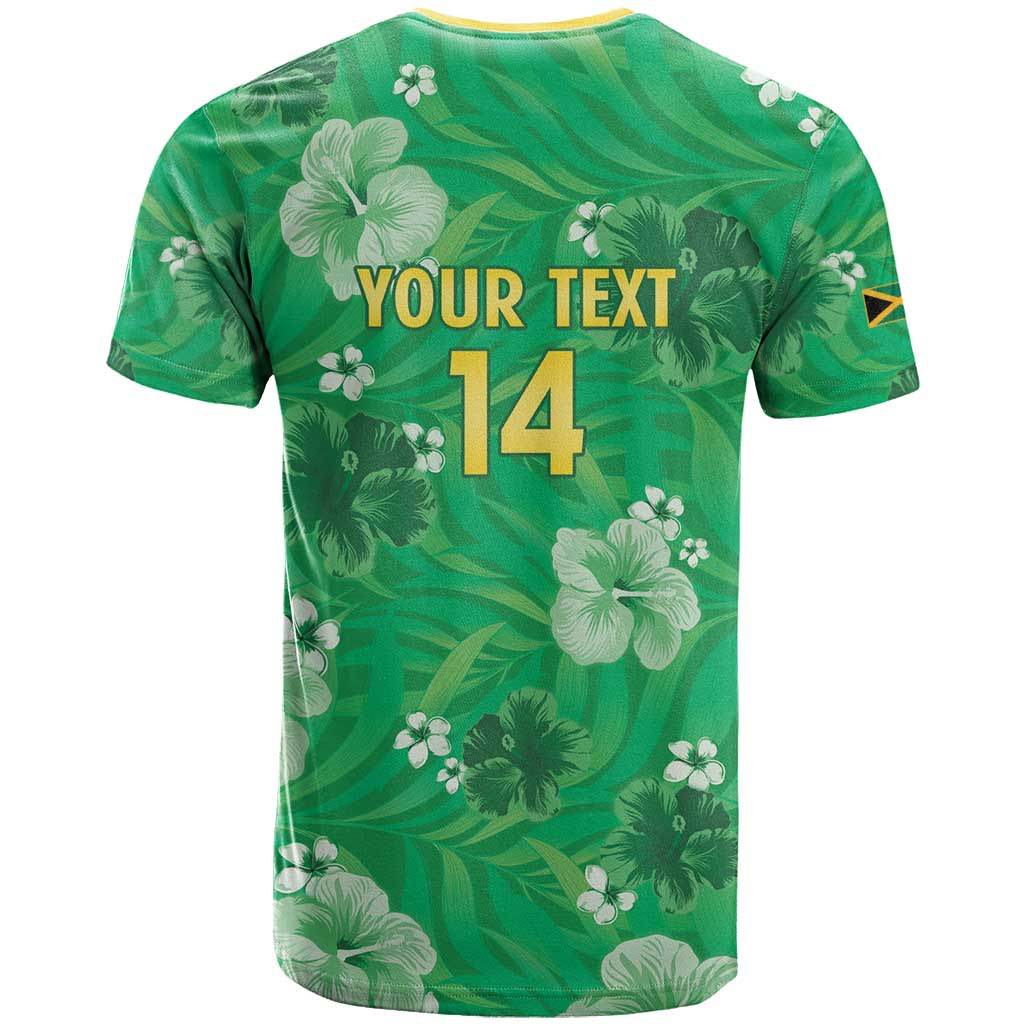Custom Jamaica Cricket T-Shirt Fi Wi Tallawahs Tropical Style Graphic Tee