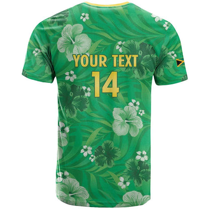 Custom Jamaica Cricket T-Shirt Fi Wi Tallawahs Tropical Style Graphic Tee