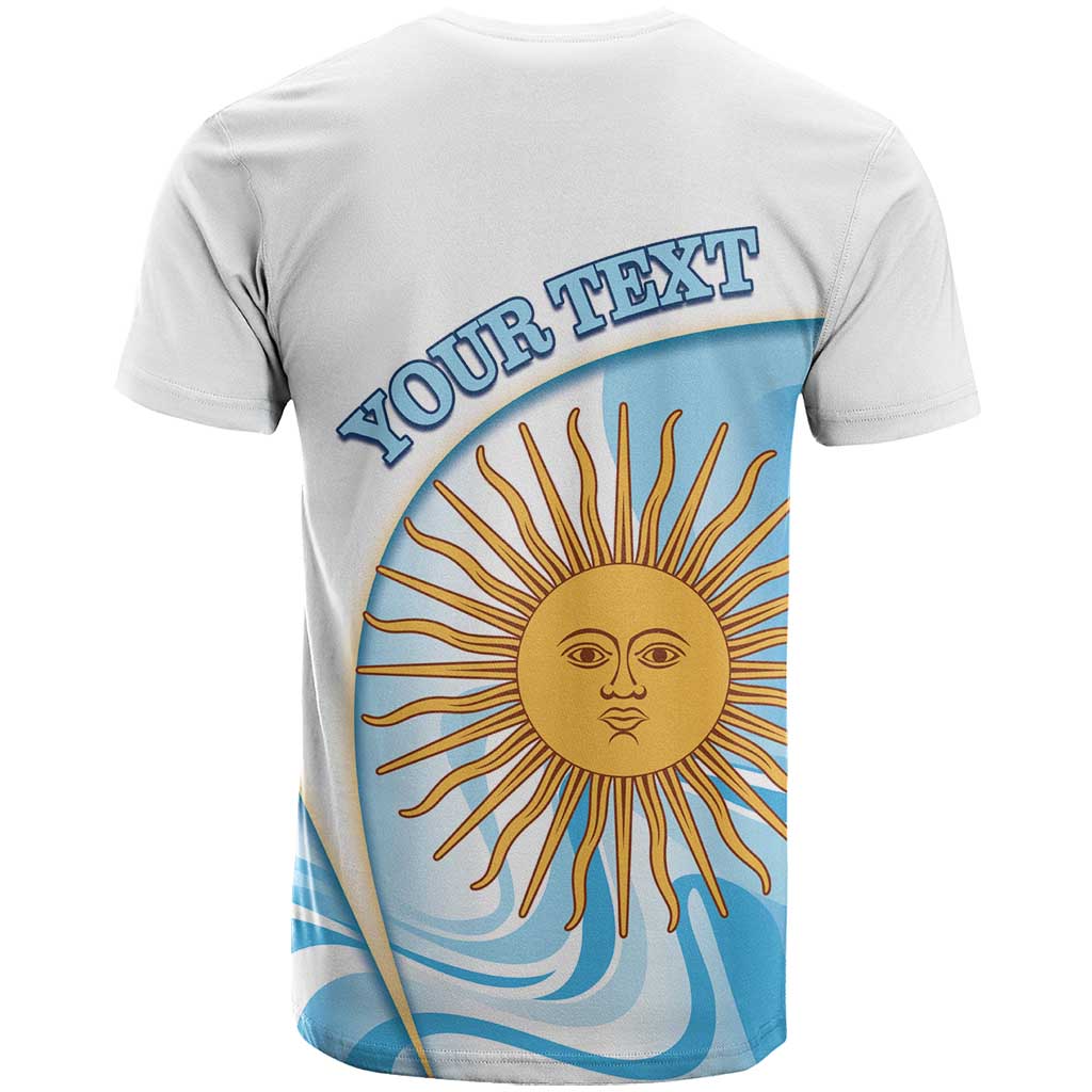 Argentina Football Personalized T-Shirt 2026 Trophy Vamos La Albiceleste Graphic Tee