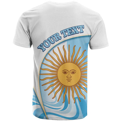 Argentina Football Personalized T-Shirt 2026 Trophy Vamos La Albiceleste Graphic Tee