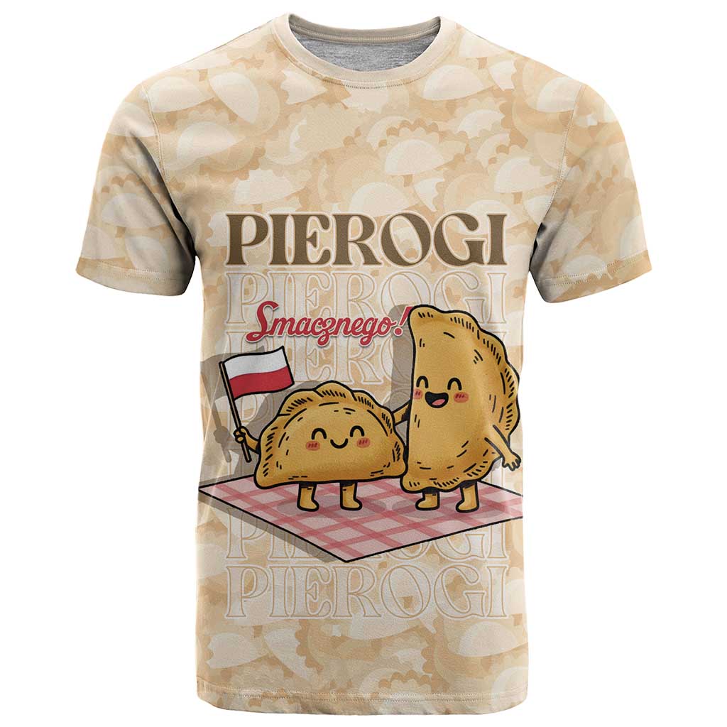 Poland Pierogi T-Shirt Cute Polish Dumplings Smacznego Graphic Tee