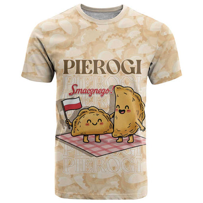 Poland Pierogi T-Shirt Cute Polish Dumplings Smacznego Graphic Tee