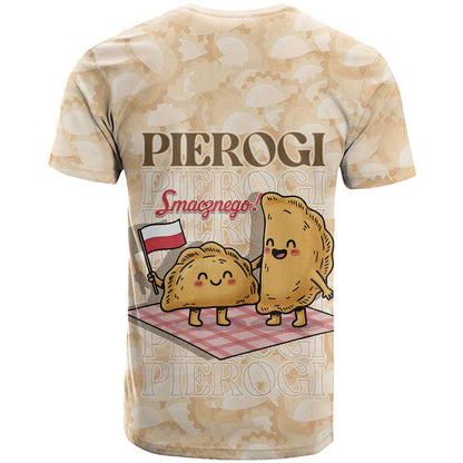 Poland Pierogi T-Shirt Cute Polish Dumplings Smacznego Graphic Tee