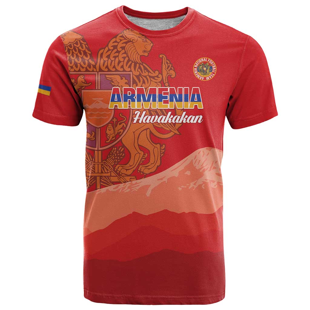 Custom Armenia Football T-Shirt Come On Havakakan Graphic Tee