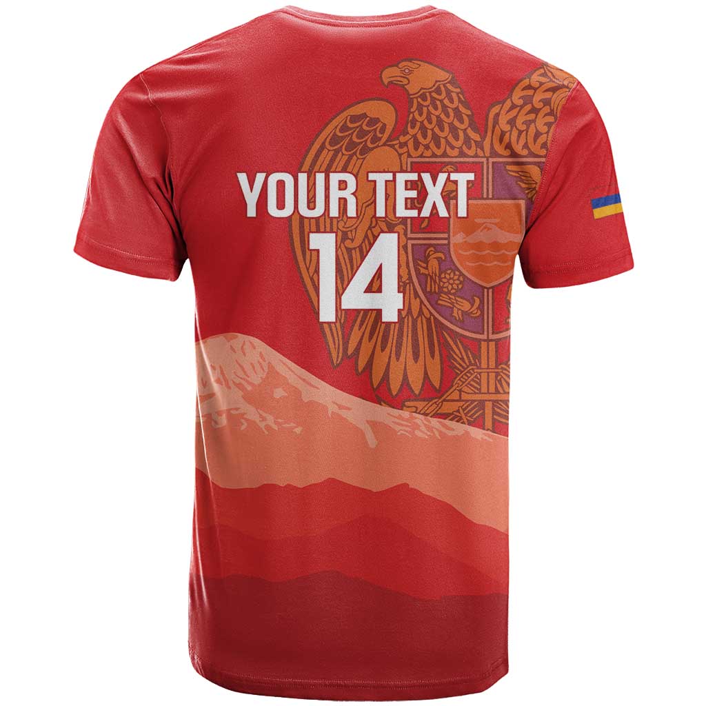 Custom Armenia Football T-Shirt Come On Havakakan Graphic Tee
