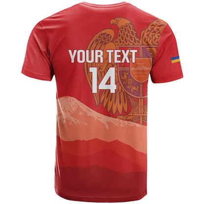 Custom Armenia Football T-Shirt Come On Havakakan Graphic Tee