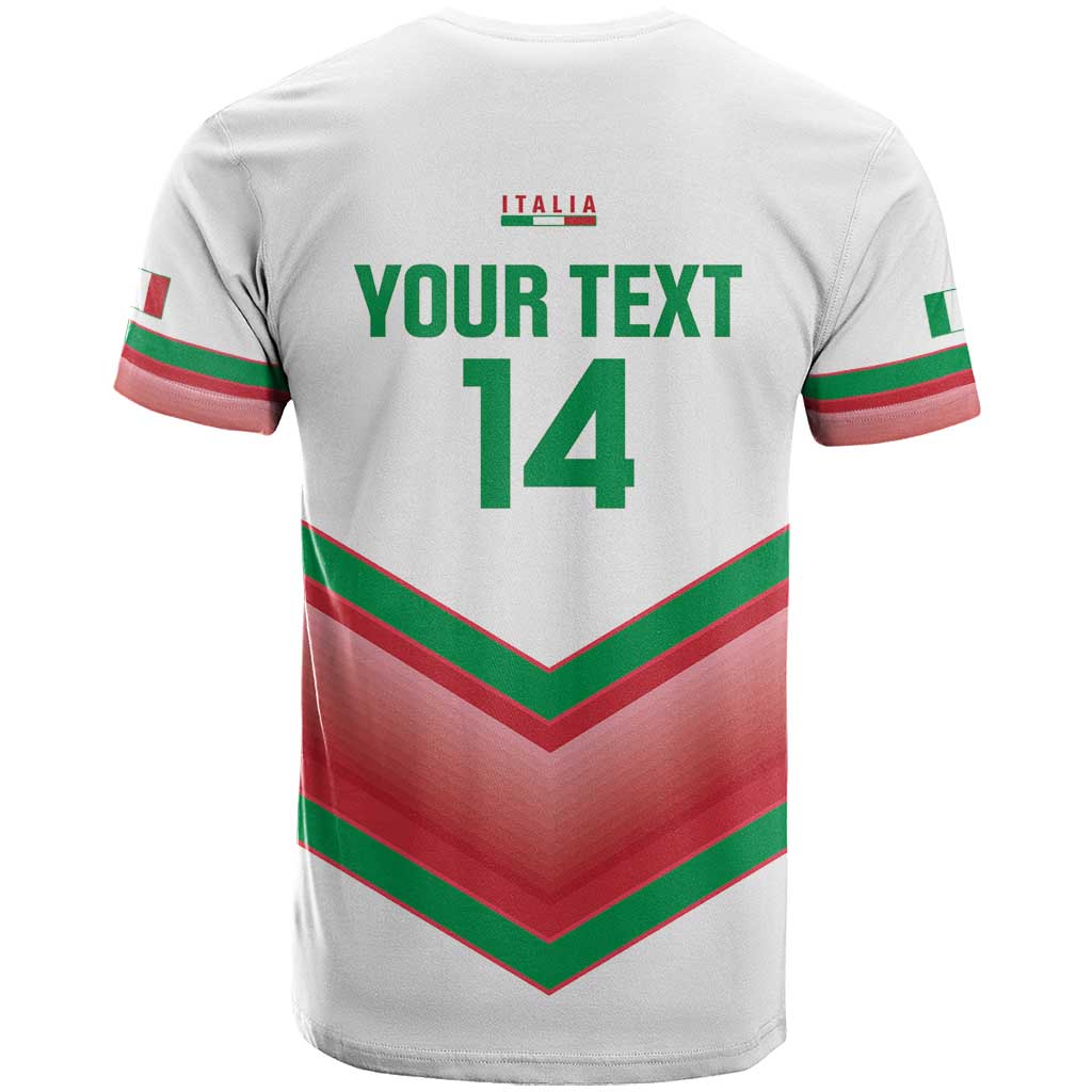 Custom Italy Football T-Shirt Go Gli Azzurri Italian Wolf Graphic Tee