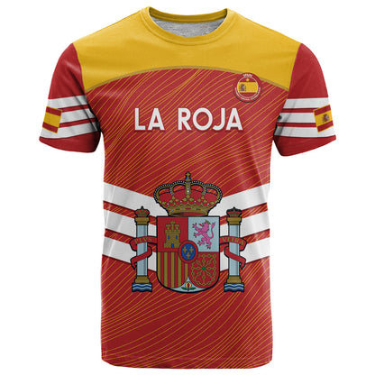 Custom Spain Football T-Shirt Summer 2024 La Roja Graphic Tee