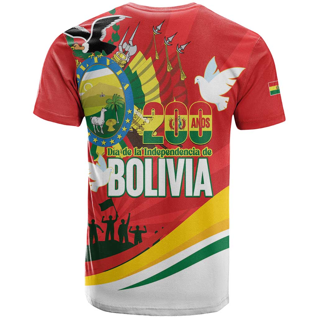 Bolivia Independence Day T-Shirt 200 Anos Dia de la Independencia Graphic Tee