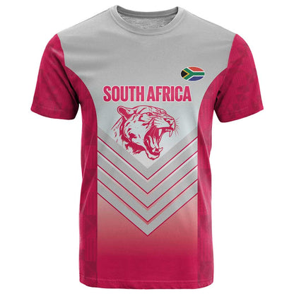 South Africa Rugby Custom T-Shirt Come On Puma African Pattern Graphic Tee