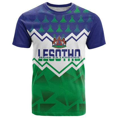 Personalised Lesotho Independence Day T-Shirt Naha ea Lesotho Proud Graphic Tee