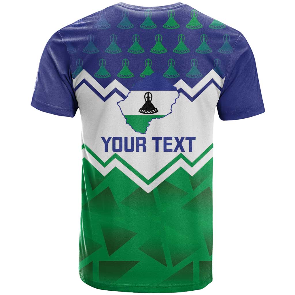 Personalised Lesotho Independence Day T-Shirt Naha ea Lesotho Proud Graphic Tee