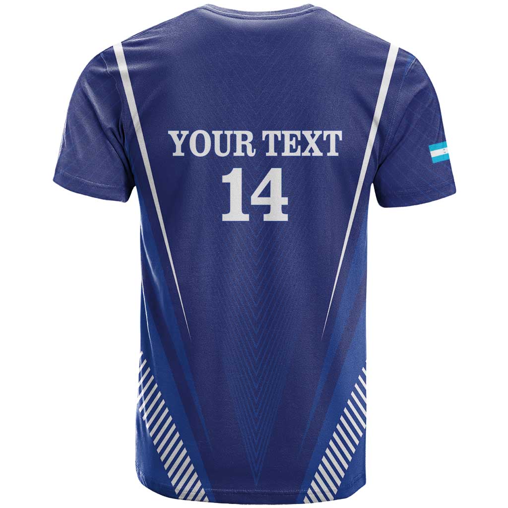 Honduras Football Custom T-Shirt Los Catrachos Map Sporty Style Graphic Tee