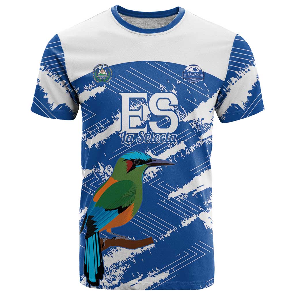 El Salvador Football Custom T-Shirt La Selecta Torogoz Grunge Style Graphic Tee