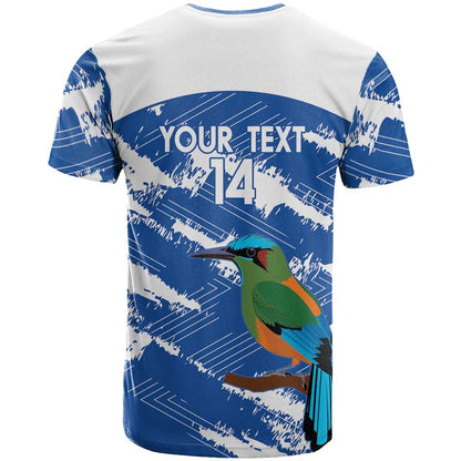 El Salvador Football Custom T-Shirt La Selecta Torogoz Grunge Style Graphic Tee