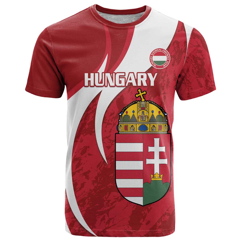 Custom Hungary Football T-Shirt Go Magyarok - Curves Style Graphic Tee