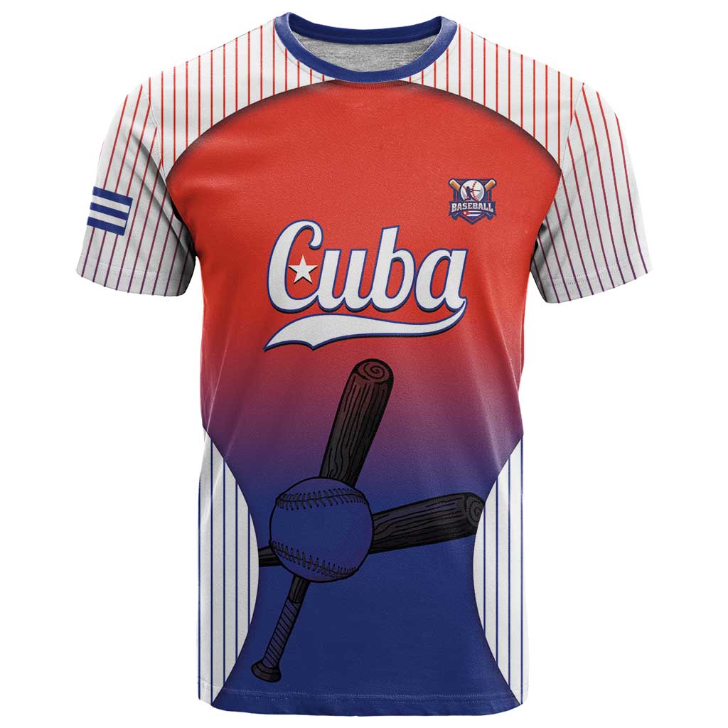 Cuba Baseball Custom T-Shirt 2026 Go Champions Red Version Graphic Tee