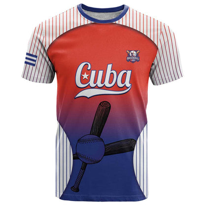 Cuba Baseball Custom T-Shirt 2026 Go Champions Red Version Graphic Tee