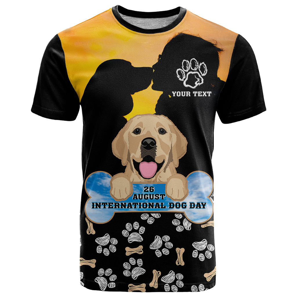 Custom International Dog Day T-Shirt Dogs Are The Magicians Of The Universe Graphic Tee