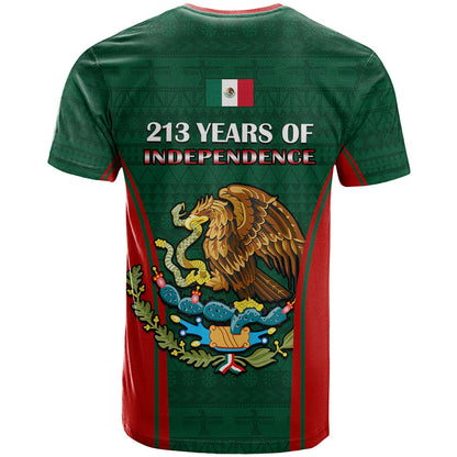 Mexico Independence Day T-Shirt Happy 213th Anniversary Mexican Proud Graphic Tee