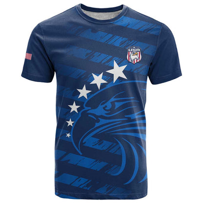United States Rugby Custom T-Shirt USA Eagle Go Champions Graphic Tee