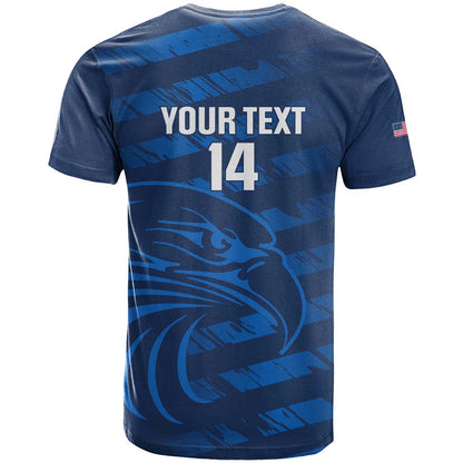 United States Rugby Custom T-Shirt USA Eagle Go Champions Graphic Tee