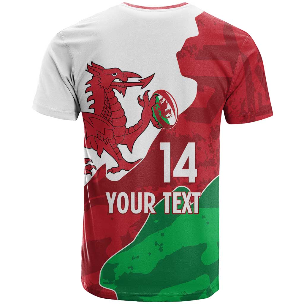 Wales Rugby Custom T-Shirt Go Cymru Yma O Hyd Graphic Tee