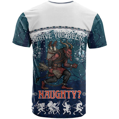 Gruss vom Krampus Christmas T-Shirt Creepy Xmas Devil Graphic Tee