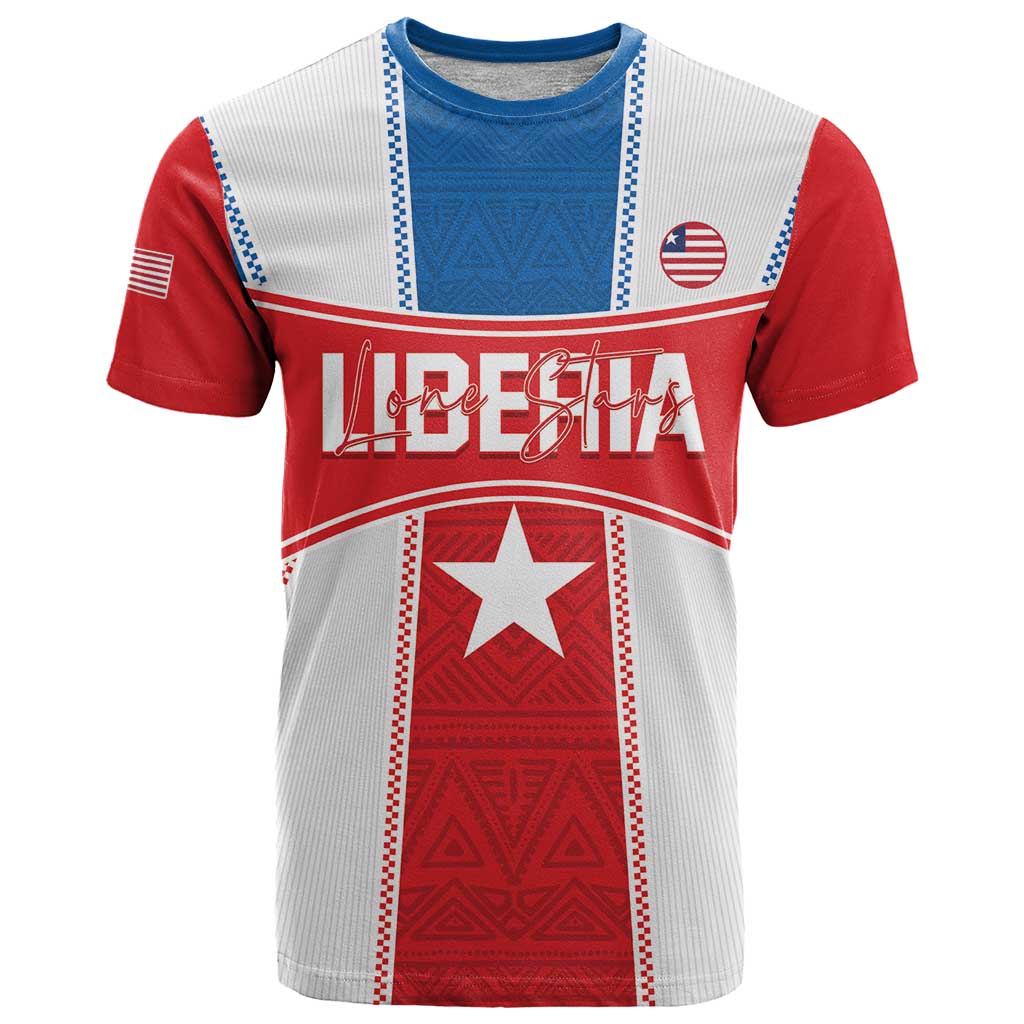 Custom Liberia Football T-Shirt Go Lone Stars - Sporty Style Graphic Tee