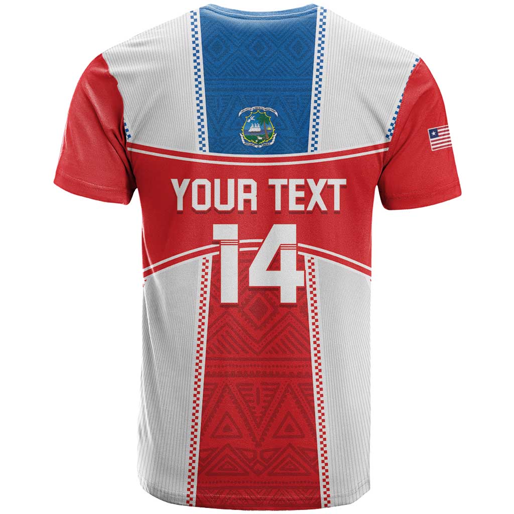 Custom Liberia Football T-Shirt Go Lone Stars - Sporty Style Graphic Tee