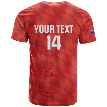 Custom Cayman Islands Football T-Shirt 2025 Go Champions Graphic Tee