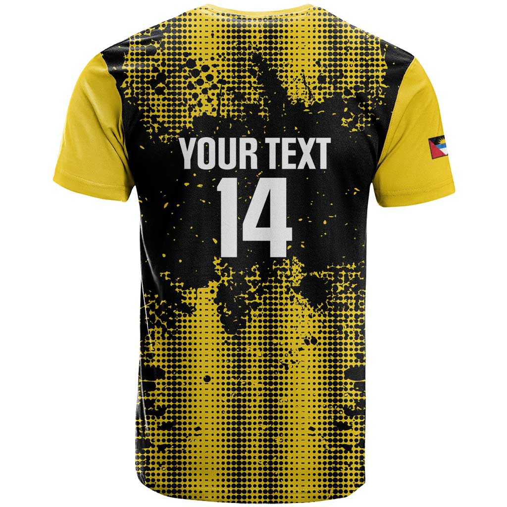Custom Antigua and Barbuda Football T-Shirt Go Benna Boys Graphic Tee