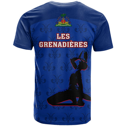 Haiti Football T-Shirt Les Grenadieres World Cup Blue Version Graphic Tee