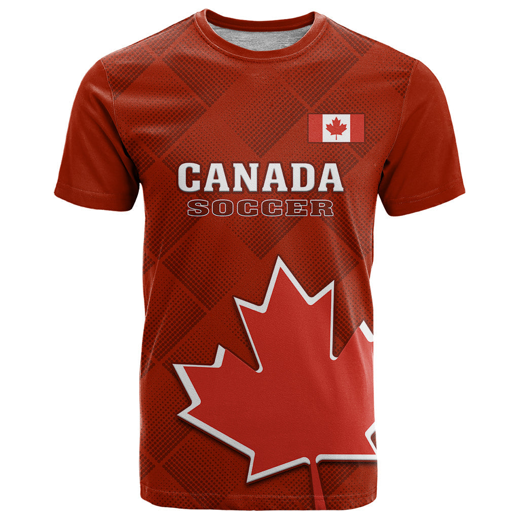 Custom Canada Soccer T-Shirt Go Canucks Maple Leaf World Cup Graphic Tee