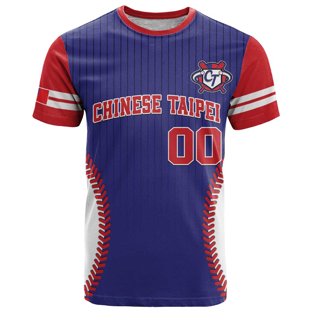 Custom Chinese Taipei T-Shirt Go Taiwanese - Baseball Style Graphic Tee