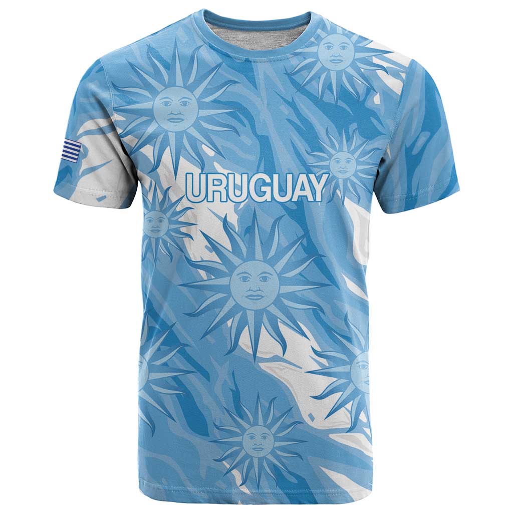 Uruguay 2026 Football Custom T-Shirt Vamos La Celeste Sol de Mayo Style Graphic Tee