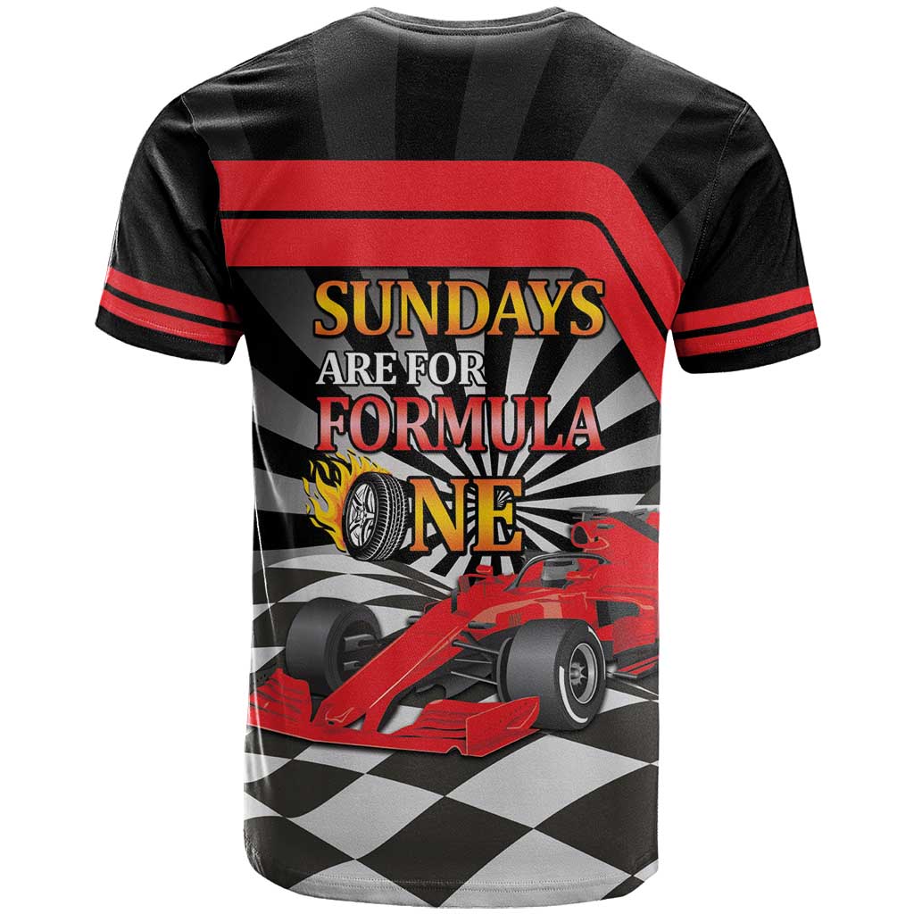 Sundays Are For Formula Racing T-Shirt Graphic Tee