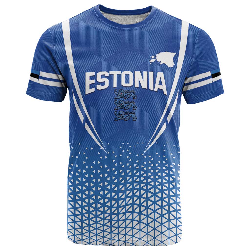 Custom Estonia Football T-Shirt Come One Kalevipojad Graphic Tee