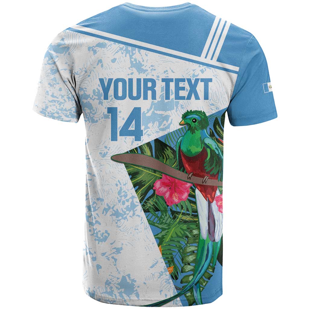 Custom Guatemala Football T-Shirt Vamos Los Chapines! Graphic Tee