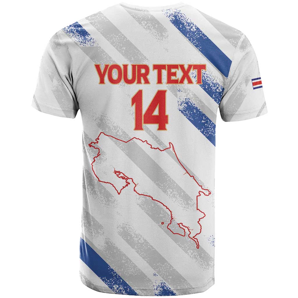 Custom Costa Rica Football T-Shirt Go Champions Los Ticos Graphic Tee