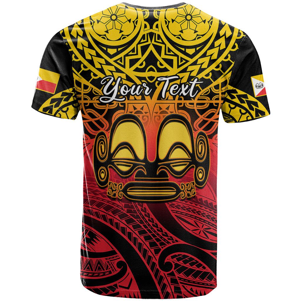 Personalised Marquesas Islands T-Shirt Tiki Polynesian Marquesan Pattern Graphic Tee