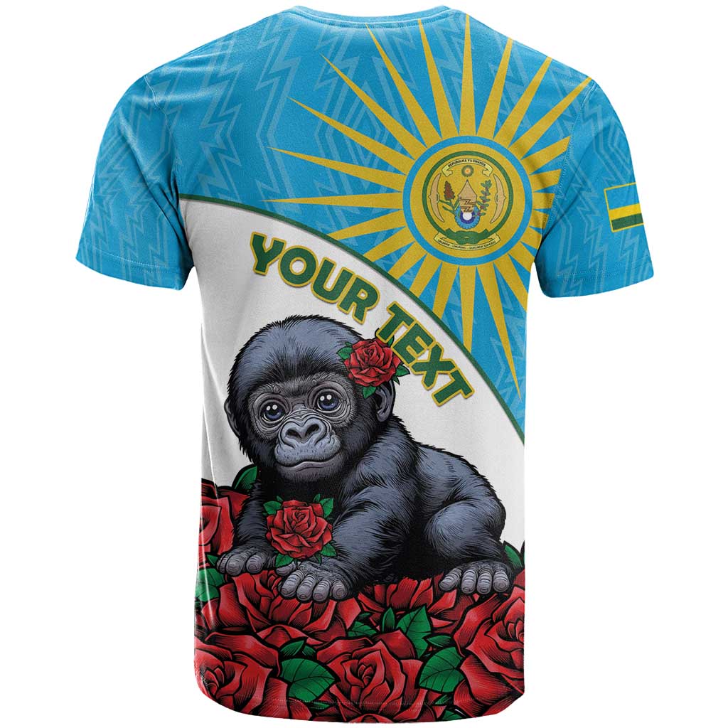 Personalized Rwanda Baby Gorilla T-Shirt Kwita Izina 2025 Graphic Tee