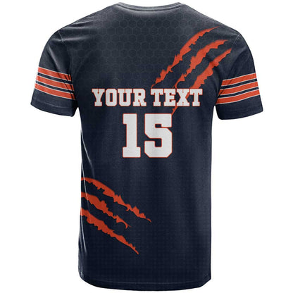 Custom Good Better Best Chicago Football T-Shirt Bears Claw Graphic Tee