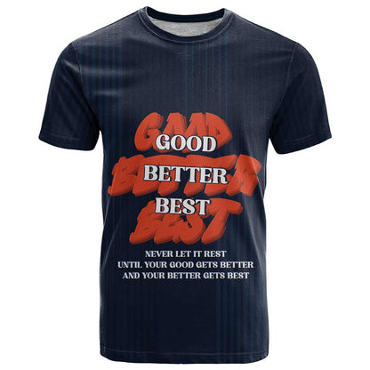 Chicago Football T-Shirt Good Better Best Graphic Graphic Tee