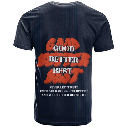 Chicago Football T-Shirt Good Better Best Graphic Graphic Tee