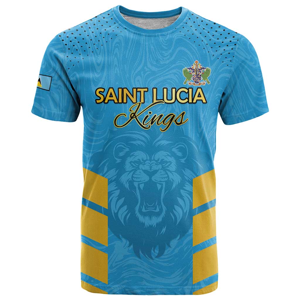 Custom Saint Lucia Cricket T-Shirt Go Beinspired Graphic Tee