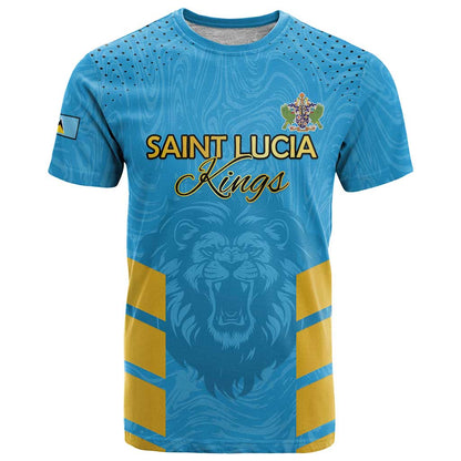 Custom Saint Lucia Cricket T-Shirt Go Beinspired Graphic Tee