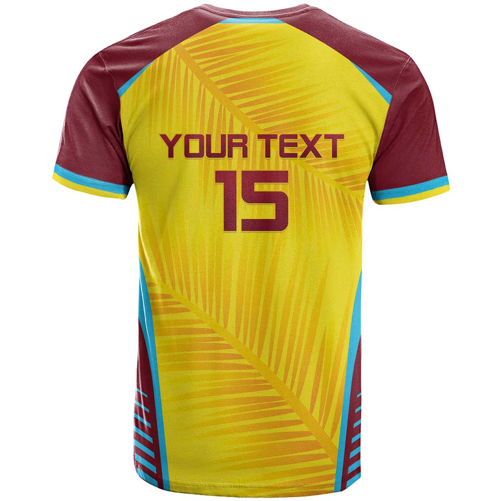 Custom West Indies Cricket T-Shirt Go Windies Go Graphic Tee