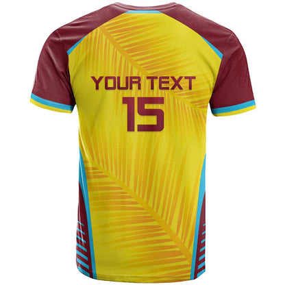Custom West Indies Cricket T-Shirt Go Windies Go Graphic Tee