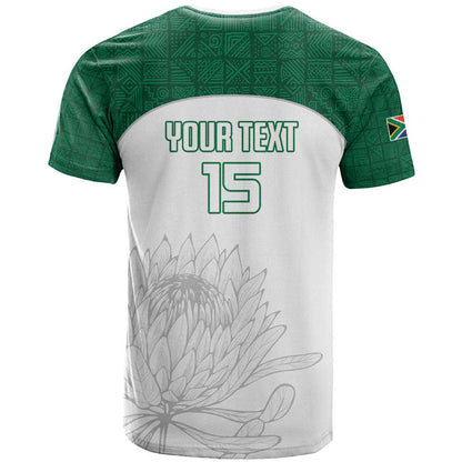 Custom South Africa Cricket T-Shirt Go Proteas Graphic Tee